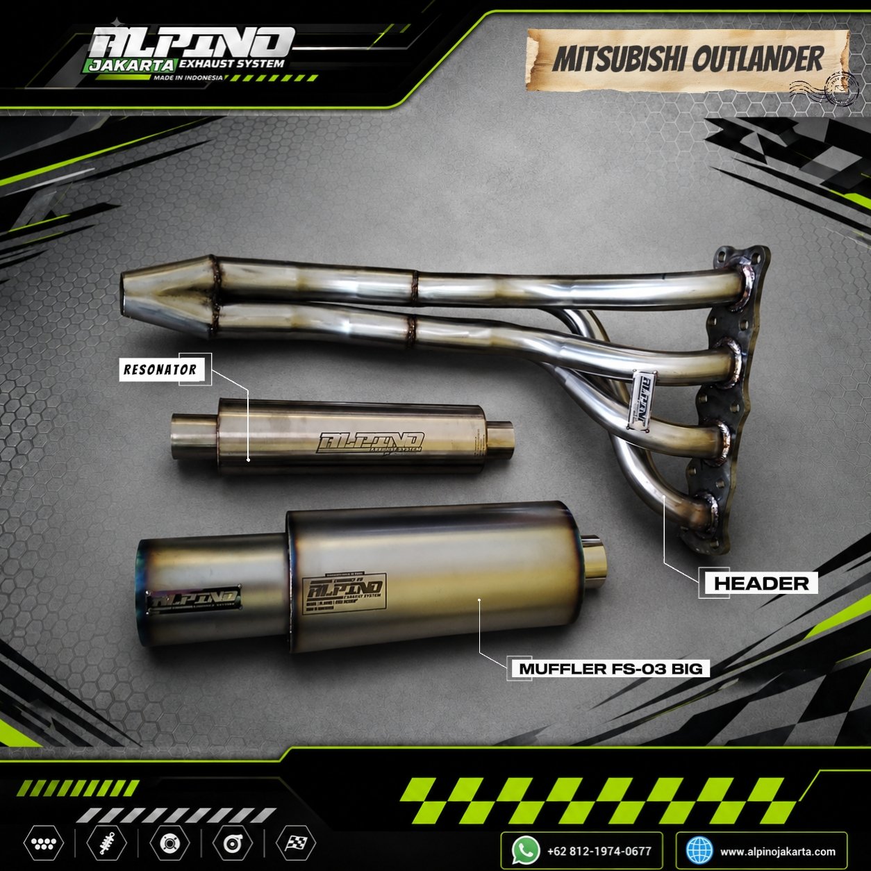 knalpot Outlander